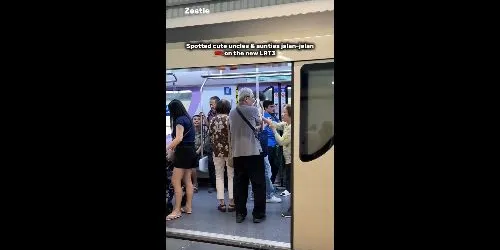 Senior citizens embrace free LRT3 rides, praise convenience of new line - zestie.my