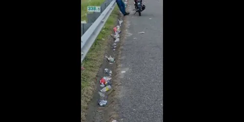 Roadside litter left behind after motorcycle convoy ride in Terengganu draws criticism - alexchanfooyew310