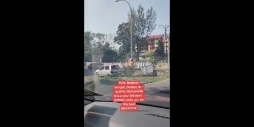 Uncle praised for hanging Jalur Gemilang as a symbol of unity ahead of Merdeka - azizilatif