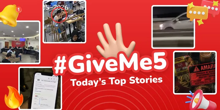 ✋🏻 #GiveMe5: Today’s Top Stories