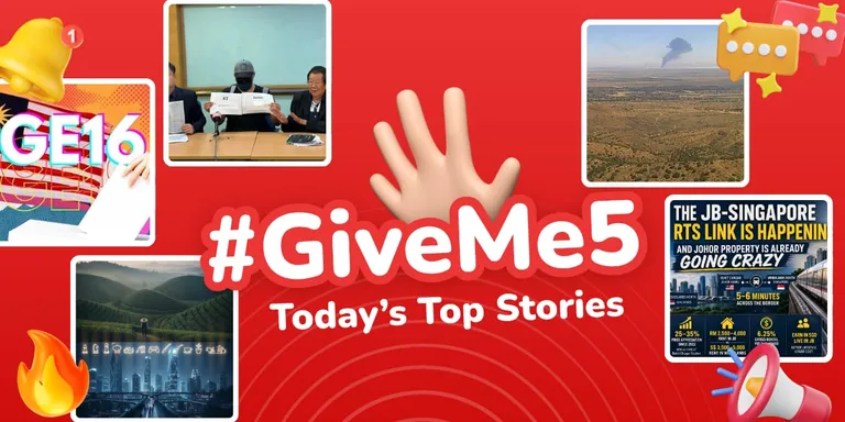 ✋🏻 #GiveMe5: Today’s Top Stories