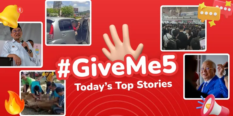 ✋🏻 #GiveMe5: Today’s Top Stories