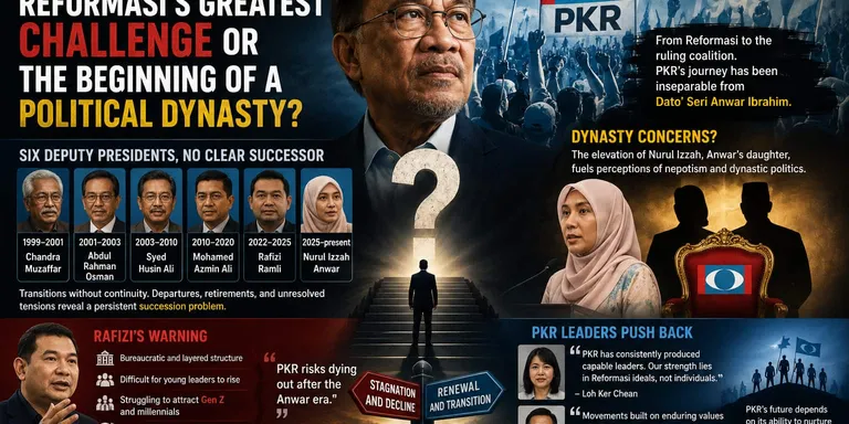 OPINION | PKR After Anwar: Reformasi’s Greatest Challenge or the Beginning of a Political Dynasty?