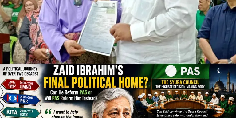 OPINION | Zaid Ibrahim's Final Political Home? Can He Reform PAS or Will PAS Reform Him Instead?