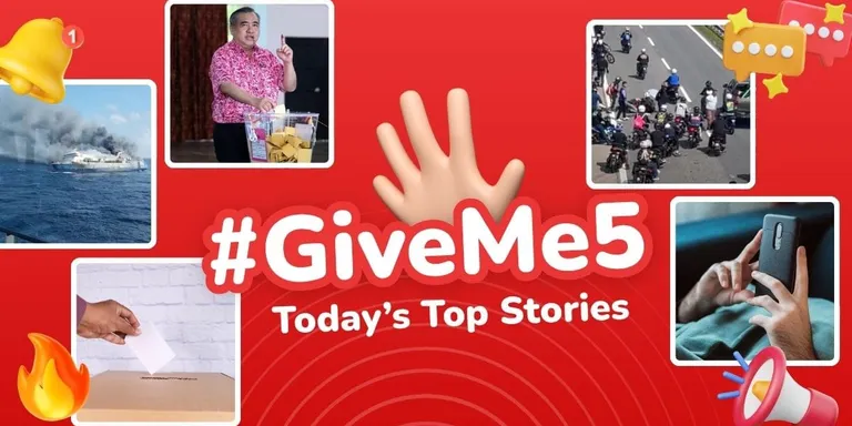 ✋🏻 #GiveMe5: Today’s Top Stories