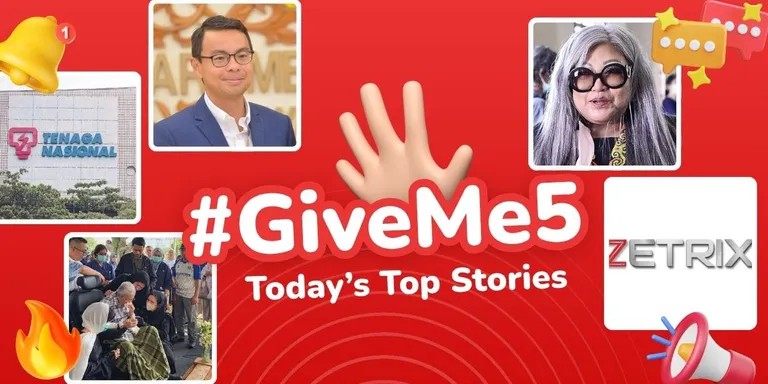 ✋🏻 #GiveMe5: Today’s Top Stories