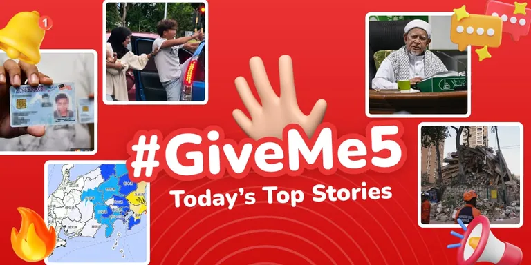 ✋🏻 #GiveMe5: Today’s Top Stories