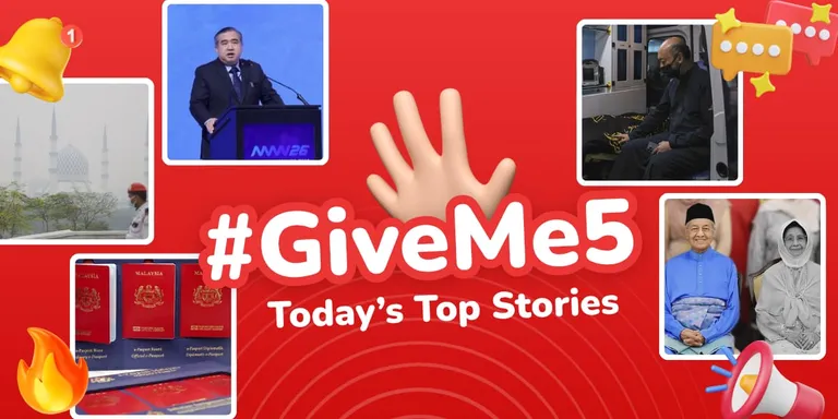 ✋🏻 #GiveMe5: Today’s Top Stories