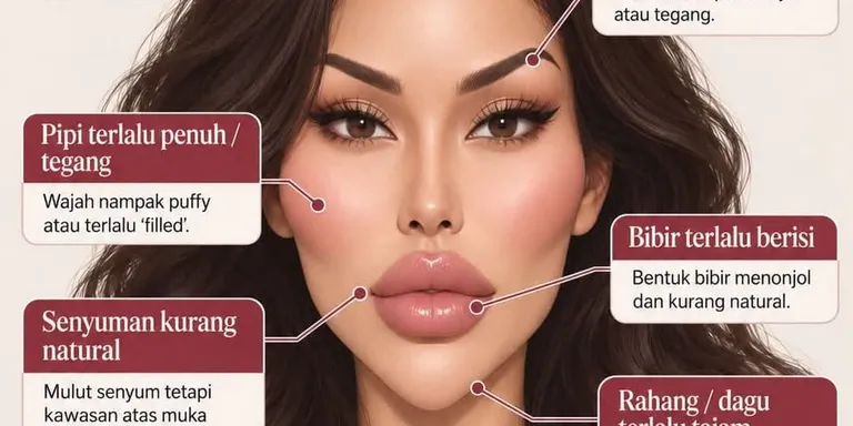 Ciri-ciri terlalu banyak prosedur aesthetic