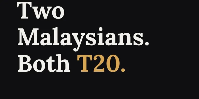 Two Malaysians. Both T20