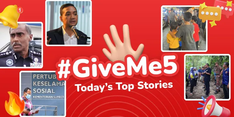 ✋🏻 #GiveMe5: Today’s Top Stories