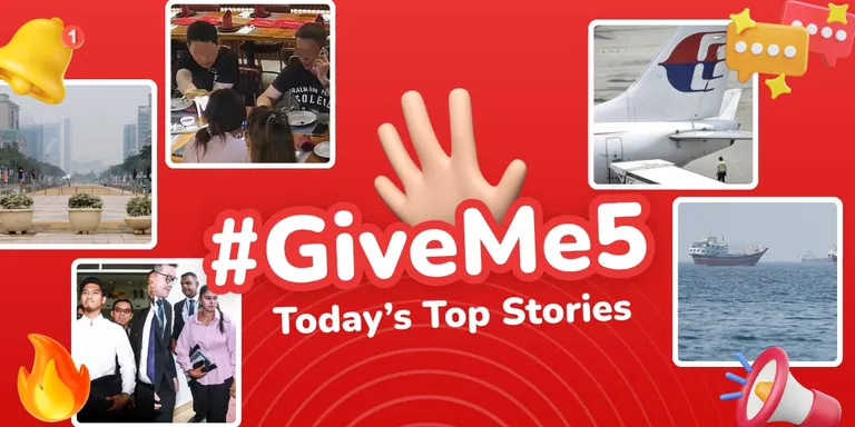 ✋🏻 #GiveMe5: Today’s Top Stories