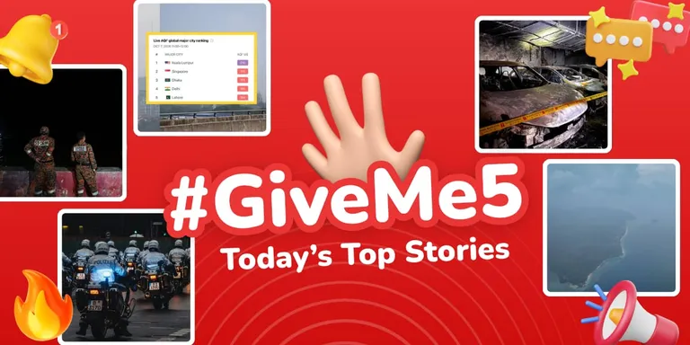 ✋🏻 #GiveMe5: Today’s Top Stories