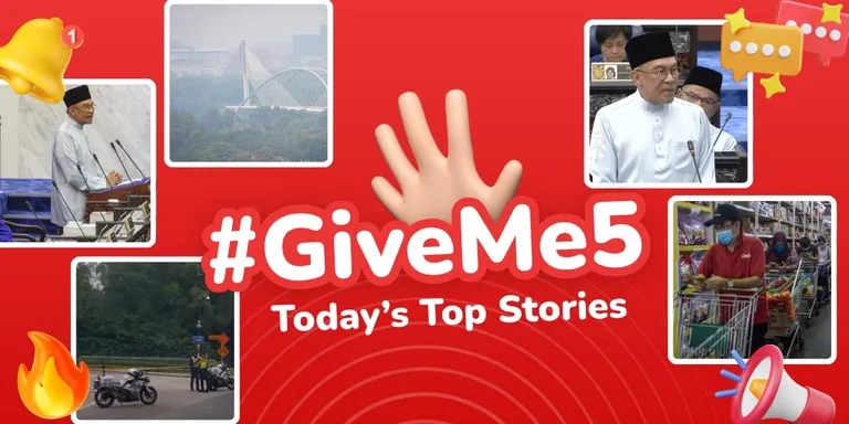 ✋🏻 #GiveMe5: Today’s Top Stories