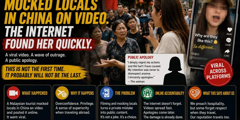 A Malaysian Woman Mocked Locals in China on Video. The Internet Found Her Quickly.