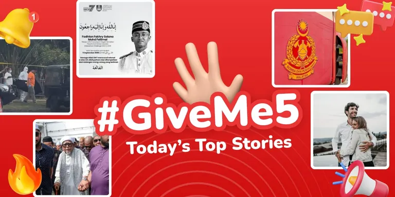 ✋🏻 #GiveMe5: Today’s Top Stories
