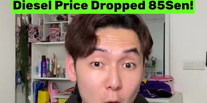 Diesel prices dropped 85sen! #breakingnews #malaysianews