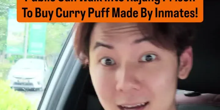 Public can walk into Kajang Prison and get curry puff made by inmates! #breakingnews #malaysianews