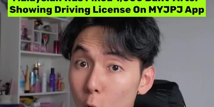 Remember to bring your physical driving license while driving abroad! #breakingnews #malaysianews 