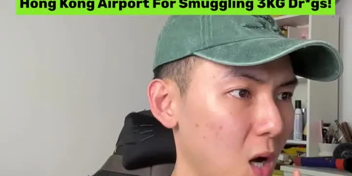 19 year old sarawakian was arrested at Hong Kong airport for smuggling 3kg dr**! #breakingnews #malaysianews 