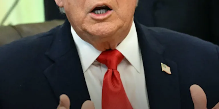 Speaking to reporters in the Oval Office, President Donald Trump said fishermen, farmers, and "guys like me" built the country a...