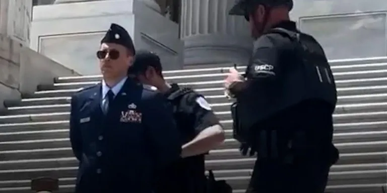 Decorated Air Force Major Arrested After Trump Protest At The Capitol