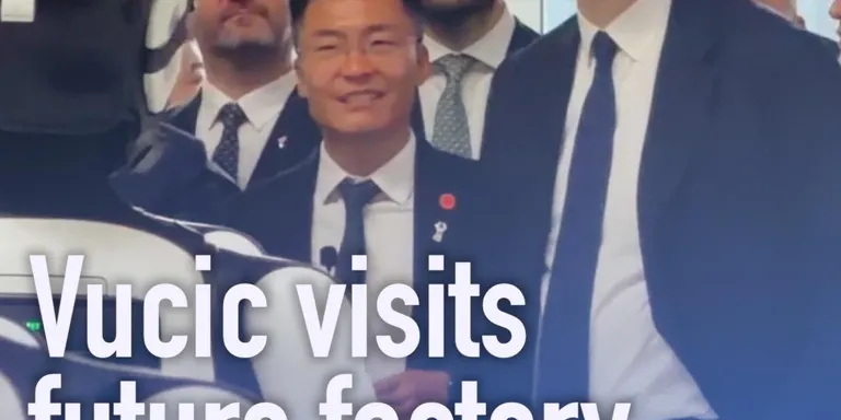 Vucic visits future factory in China's Jiaxing