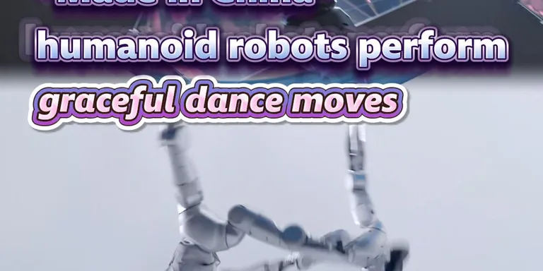 "Made in China" humanoid robots perform graceful dance moves