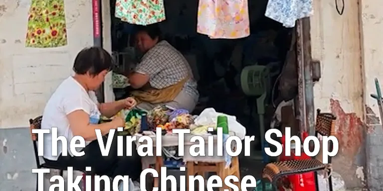 Videos of women sewing children’s clothes in a roadside tailor shop in Henan province have gone viral, with netizens saying the ...