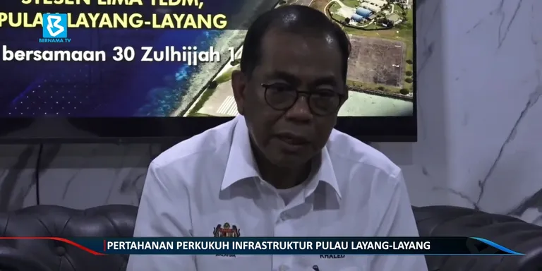 #BuletinBernama : Kementerian Pertahanan akan terus memperkukuh infrastruktur strategik di Pulau Layang-Layang merangkumi kemuda...