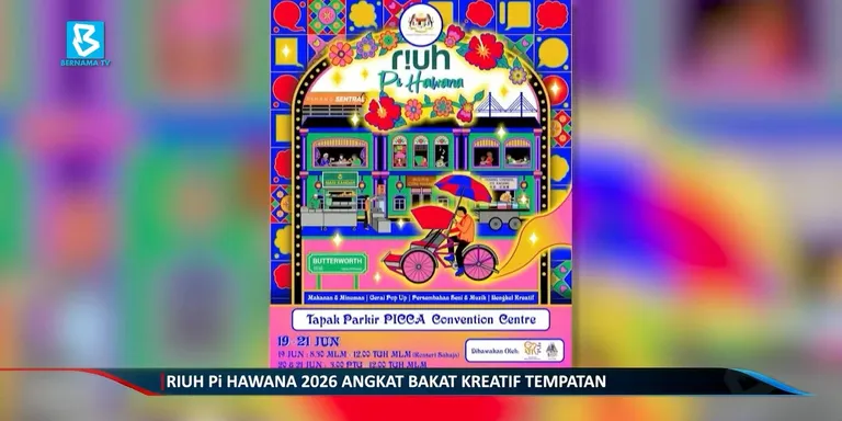 #BuletinBernama : Riuh Pi HAWANA 2026 menjadi platform mengangkat produk kreatif tempatan, bakat baharu serta warisan seni buday...