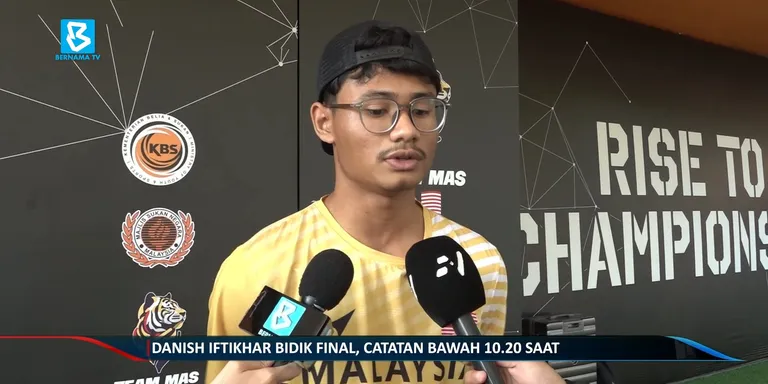 Danish Iftikhar bidik final, catatan bawah 10.20 saat