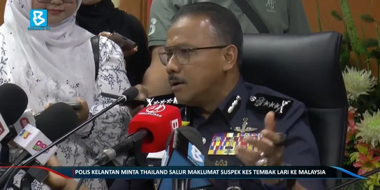 #BuletinBernama: Polis Kelantan meminta pihak berkuasa Thailand untuk menyalurkan maklumat atau bukti sekiranya benar suspek ins...