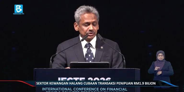 #BuletinBernama: Sektor kewangan berjaya menghalang cubaan transaksi penipuan bernilai kira-kira RM1.9 bilion pada separuh perta...