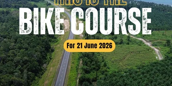 6 weeks away to Borneo100 Triathlon, get to know your Bike Course here!